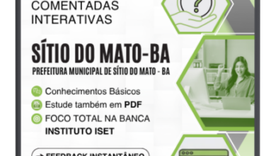 Prepare-se para o Sucesso: 1200 Questões Comentadas para o ISET 2026 em Sítio do Mato BA!