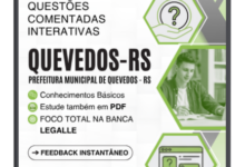 QCI Quevedos RS: 1000 Questões Comentadas Interativas para Concursos Públicos