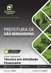 Transforme sua Carreira: Apostila Técnico em Atividade Financeira em São Bernardino SC 2026!