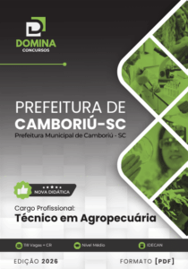 Transforme sua carreira: Apostila Técnico em Agropecuária Camboriú SC 2026!