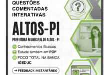 800 Questões Comentadas Interativas para Concursos Nível Superior – Prefeitura de Altos PI 800 Questões Comentadas Interativas para Concursos Nível Superior – Prefeitura de Altos PI