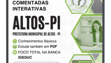 800 Questões Comentadas Interativas para Concursos Nível Superior – Prefeitura de Altos PI