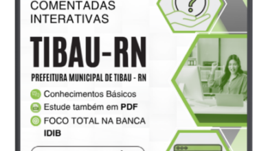 900 Questões Comentadas Interativas para Nível Superior – Prefeitura de Tibau/RN
