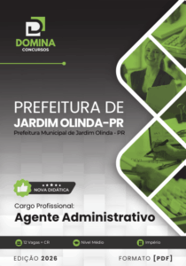 Apostila Agente Administrativo Jardim Olinda PR 2026: Material Completo e Atualizado