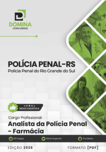 Apostila Completa para Analista de Farmácia – Polícia Penal RS 2026: Prepare-se!