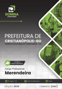 Apostila Merendeira 2026: Guia Profissional para Cristianópolis – GO