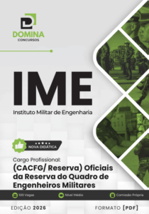 Apostila Oficial Reserva Engenheiro Militar IME 2026: Conquiste sua Aprovação!