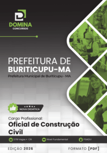Apostila Oficial de Construção Civil – Buriticupu MA 2026: Guia Completo e Atualizado