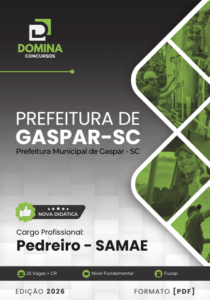Apostila Pedreiro Gaspar SC 2026: Aprenda e Conquiste Seu Futuro na Construção!