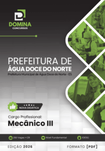Apostila Profissional para Mecânicos de Máquinas Pesadas – Água Doce do Norte ES 2026