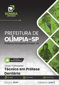 Apostila Profissional para Técnico em Prótese Dentária – Olímpia SP 2026