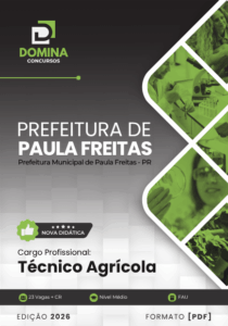 Apostila Técnico Agrícola 2026: Paula Freitas – PR, Aprenda e Conquiste!