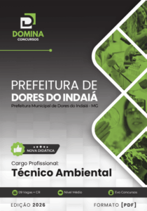 Apostila Técnico Ambiental Dores do Indaiá MG 2026: Descubra Segredos Sustentáveis!