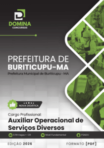 Apostila de Capacitação: Auxiliar Operacional de Serviços Diversos – Buriticupu MA 2026