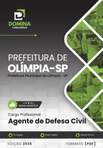 Apostila do Agente de Defesa Civil: Preparação e Estratégias para Olímpia SP 2026