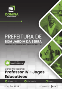 Apostila do Professor de Jogos Educativos – Bom Jardim da Serra, SC 2026