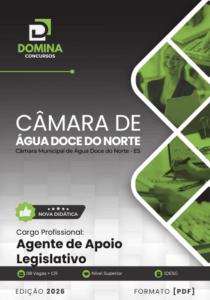 Apostila para Agente de Apoio Legislativo – Câmara de Água Doce do Norte – 2026