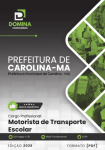 Apostila para Motorista de Transporte Escolar – Carolina MA 2026: Guia Completo