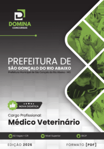 Descubra a Apostila Médico Veterinário de São Gonçalo do Rio Abaixo MG 2026!