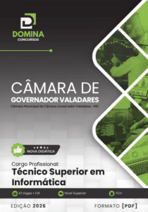 Descubra a Apostila Técnica em Informática da Câmara de Governador Valadares 2026!