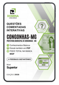 Explore 800 Questões Comentadas Interativas para o Nível Superior em Congonhas/MG!