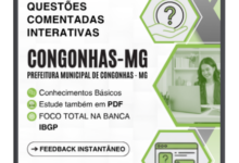 Explore 800 Questões Comentadas Interativas para o Nível Superior em Congonhas/MG!