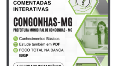 Explore 800 Questões Comentadas Interativas para o Nível Superior em Congonhas/MG!