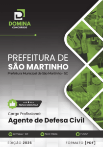 Prepare-se para o Futuro: Apostila Agente de Defesa Civil São Martinho SC 2026!