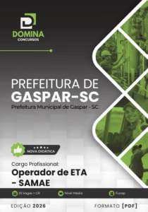 Prepare-se para o Futuro: Apostila Completa para Operador de ETA Gaspar SC 2026!