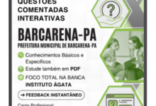 750 Questões Comentadas: Profissional de Apoio Escolar em Barcarena – PA