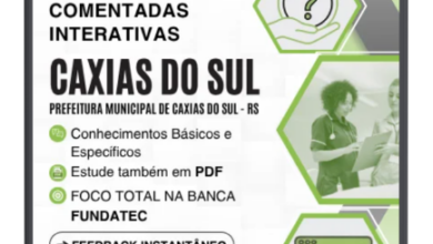 1100 Questões Comentadas para o Concurso de Técnico em Enfermagem em Caxias do Sul
