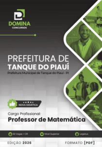 Apostila 2026 para Professores de Matemática – Tanque do Piauí, PI