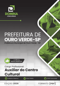 Apostila Auxiliar do Centro Cultural Ouro Verde SP: Guia 2026 para Atividades Culturais