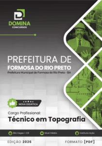 Apostila Completa de Técnico em Topografia: Formosa do Rio Preto BA 2026