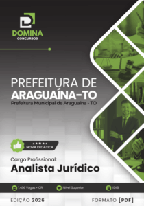 Apostila Completa para Analista Jurídico – Concurso Araguaína TO 2026