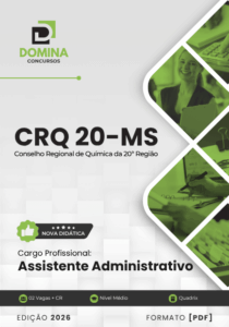 Apostila Completa para Assistente Administrativo – CRQ 20 MS 2026: Guia Prático e Teórico