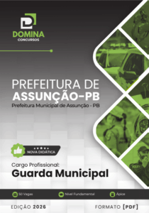 Apostila Completa para Concurso da Guarda Municipal de Assunção – PB 2026