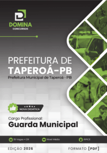 Apostila Completa para Concurso da Guarda Municipal de Taperoá – PB 2026