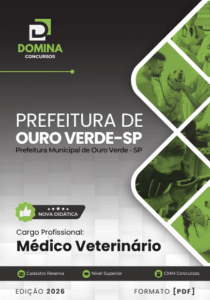 Apostila Médico Veterinário 2026: Guia Completo para Ouro Verde SP