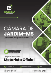 Apostila Oficial do Motorista para Câmara Municipal de Jardim – MS 2026