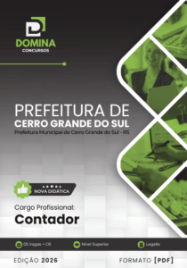 Apostila Profissional de Contabilidade – Cerro Grande do Sul, RS 2026