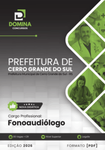 Apostila Profissional de Fonoaudiologia – Cerro Grande do Sul, RS 2026