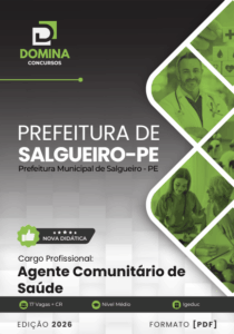 Apostila Profissional para Agente Comunitário de Saúde – Salgueiro PE 2026