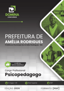 Apostila Psicopedagogo: Aprendizado Dinâmico com Amélia Rodrigues BA 2026