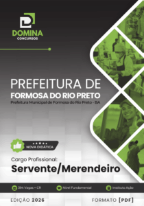 Apostila Servente e Merendeiro 2026: Guia Completo para Formosa do Rio Preto – BA