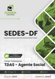 Apostila TDAS 2026: Preparação para o Cargo de Agente Social – SEDES DF