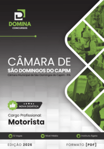 Apostila de Orientações para Motoristas – Câmara Municipal de São Domingos do Capim PA 2026