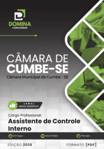 Apostila para Assistente de Controle Interno – Câmara de Cumbe/SE 2026: Guia Completo