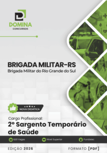 Apostila para Sargento Temporário de Saúde – Brigada Militar RS 2026