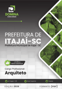 Domine a Arquitetura: Apostila Arquiteto Itajaí SC 2026 para Seu Sucesso Profissional!